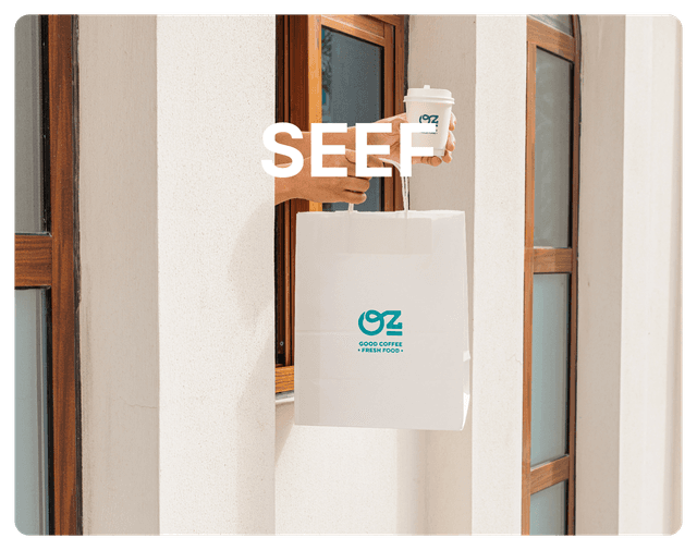 OZ Coffee SEEF location storefront